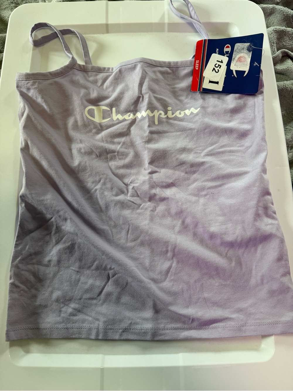 Champion Lavender Script Logo Cami